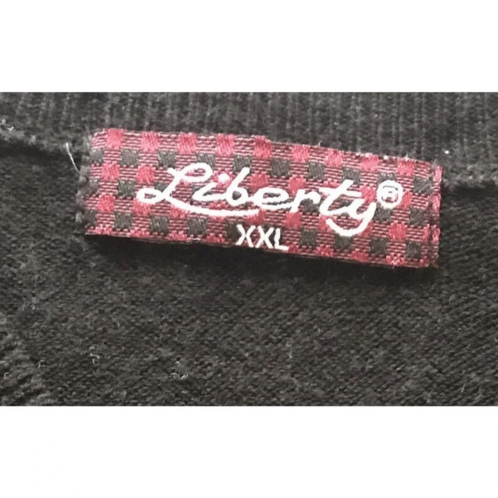 Liberty Sweater V-Neck Long Sleeve SzXXL Wool Blend Pre-Owned